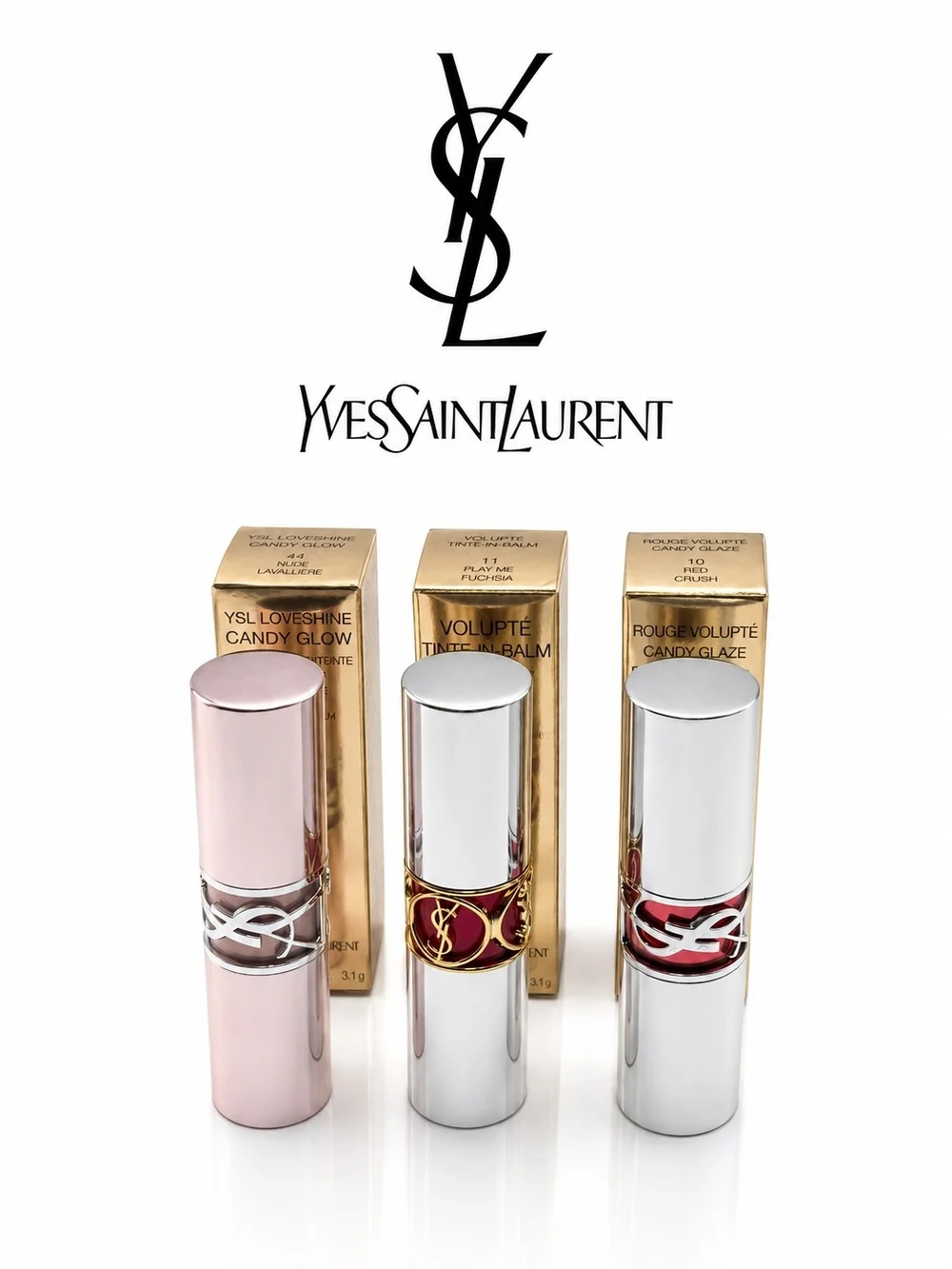 Yves Saint Laurent three ysl